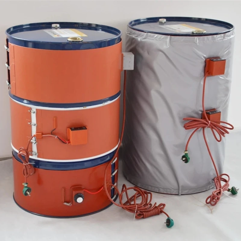 220V 1000W 125X1740mm США Материал гибкий барабан для Силиконового Масла Нагреватель Из