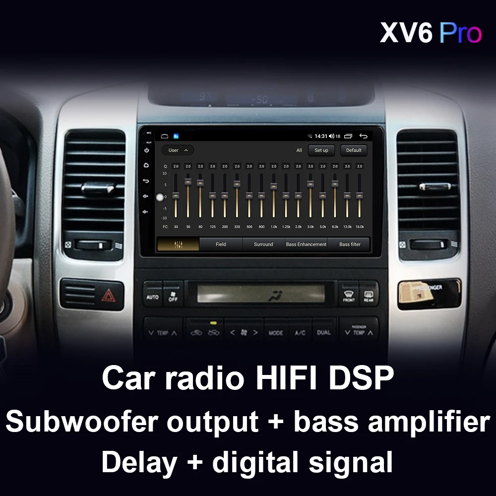 Автомагнитола XIMA Pro на Android 10 2 din gps CarPlay автомобильное радио мультимедийные