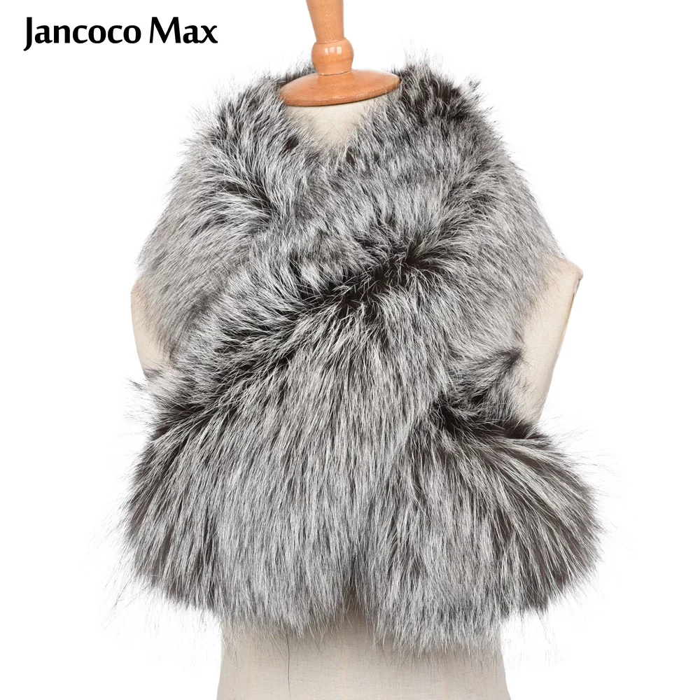 Новое поступление женский длинный шарф из натурального Лисьего меха