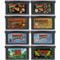 

Video Game Cartridge Console Card 32 Bits Donkeyy Kong Series For Nintendo GBA