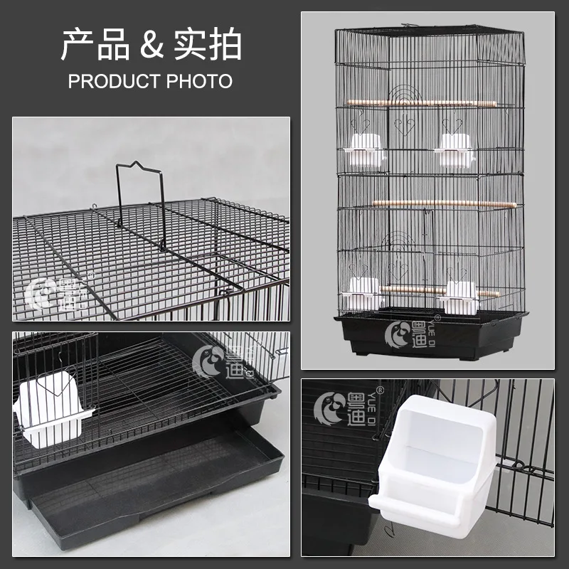 

Parrot cages bird cage large stainless steel starling cage oversized metal wren breeding bird house bird cages decorative
