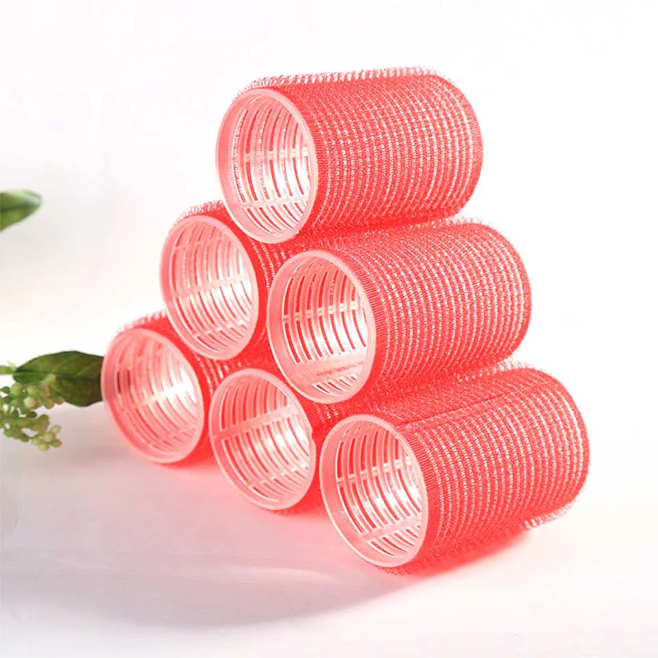 Самоклеющиеся ролики для волос 6 шт. волшебный комплект завивки салон