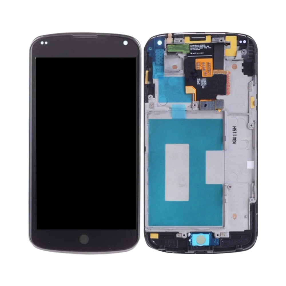 Оригинальный сенсорный ЖК-экран для LG Google Nexus 4 E960 дигитайзер в сборе дисплей с