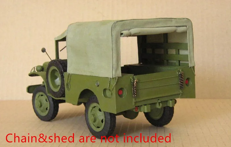 Dodge WC-51 легкий военный грузовик масштаб 1:25 набор бумажных моделей для творчества