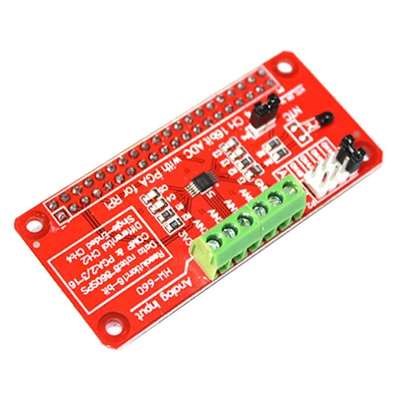 

ADS1115 ADC Module for Raspberry Pi 3/2/ B+ 16-Bit Sampling Accuracy Analog to Digital Converter I2C RPI ADS1115 ADC