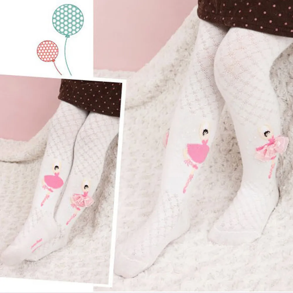 Новое поступление стильные эластичные танцевальные колготки для балета детские