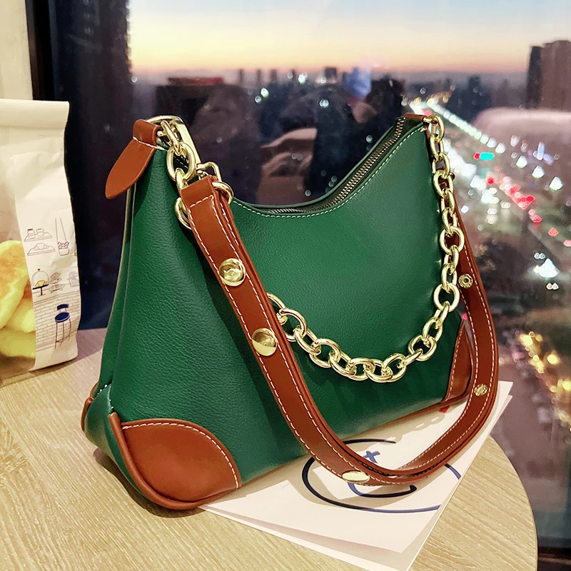 

Модная женская сумка через плечо на цепочке 2022, новая брендовая дизайнерская большая сумка, кошельки, женские сумки-мессенджеры, тоут высок...