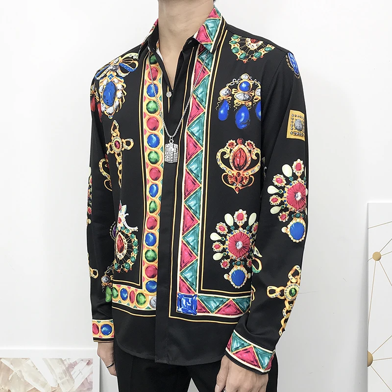 Благородная Корона свадебное платье рубашки королевские с бриллиантами мужская