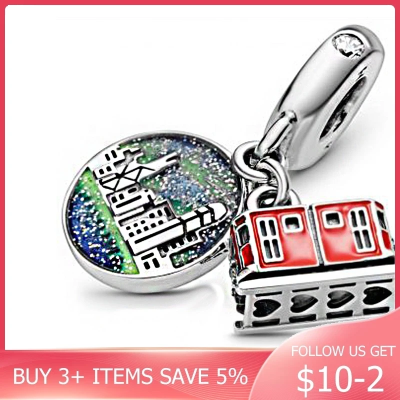 Новинка 2020 летние серебряные бусины подвески в гонконгском стиле подходят для