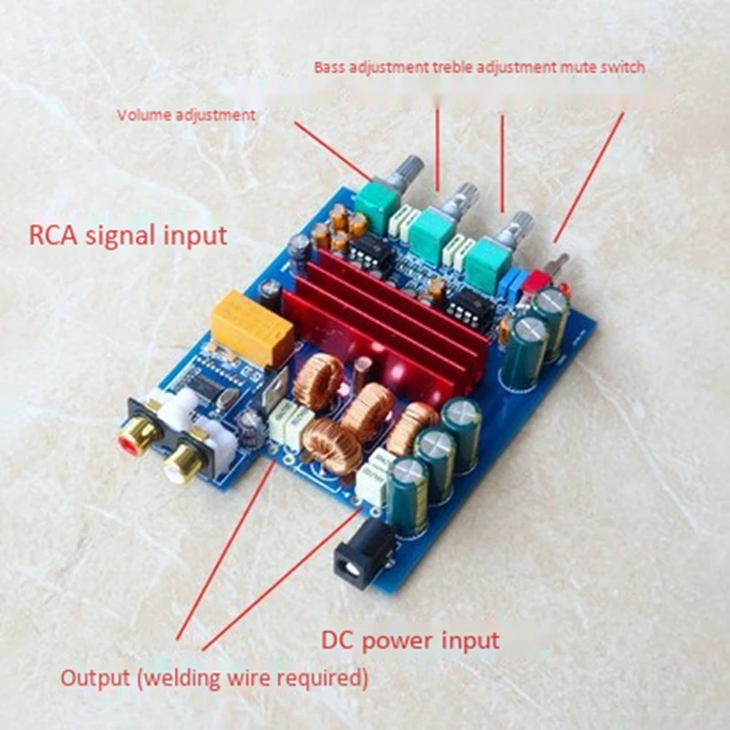 Портативная Плата усилителя TPA3116 Bluetooth 100Wx2 TPA3116D2 2 0 цифровой усилитель с