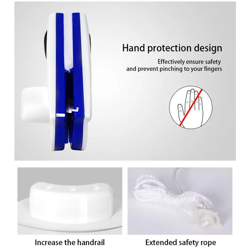 Щетка для мытья окон и стекол двусторонняя магнитная щетка чистящий инструмент