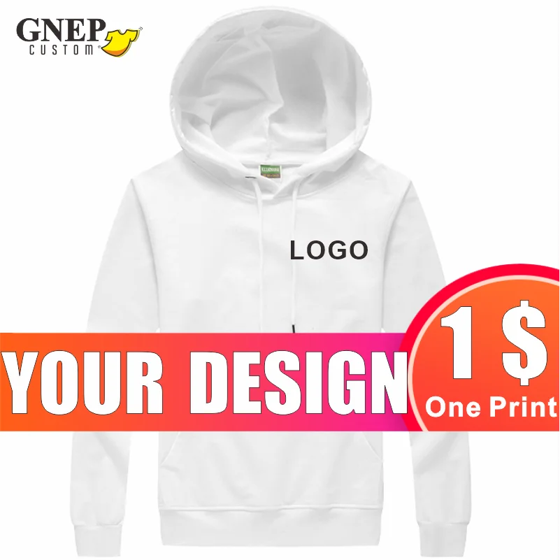 Street Pullover Hooded Sweatshirt Custom Outdoor Sports Thin Solid Color Jacket Can Be Embroidered Logo GNEP2020 Hot Sale