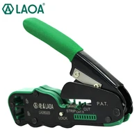 laoa 6p8p network pliers networking tools portable multifunctional cable wire stripper crimping pliers terminal tool gift box