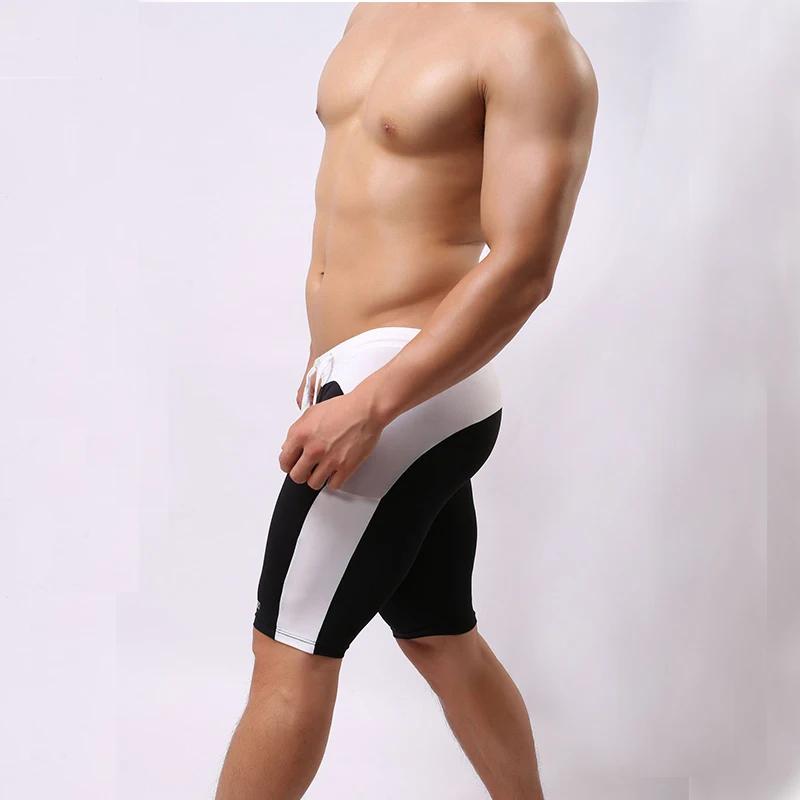 Высокая эластичность мужские s Купальники профессиональная струнная Мужская