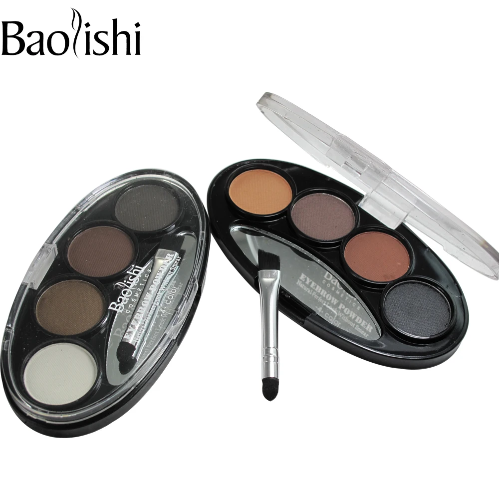 

4 color Natural Long-lasting Waterproof Eyebrow power Brown black eyes Shaper Cosmetic Makeup Tool