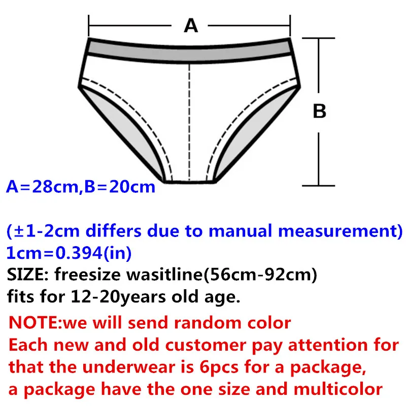 Трусики для девочек 6 шт./Лот нижнее белье с мультяшным принтом хлопковые мягкие