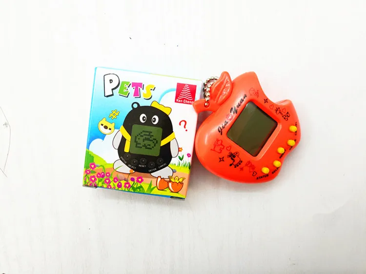 

Apple shaped Transparent Electronic Pets 90S Nostalgic 49 Pets In One Virtual Cyber Toy Virtual Toys Electronic Robot Dog 1