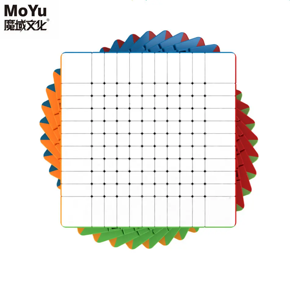 stickerless Moyu Cubing, класс Meilong, 11x11x11, магический скоростной куб, профессиональный, без наклеек, головоломка, куб, развивающие игрушки для детей - Цвет: stickerless