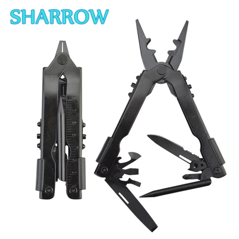 1pc 12 In 1 Multifunction Pliers Screwdriver Knife Opener Camping Survival Tools For Archery D Loop Plier Shooting Accessories | Спорт и