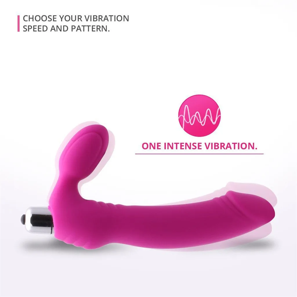 Мужской фаллоимитатор массажер простаты вибрация Анальная пробка для мужчин гей