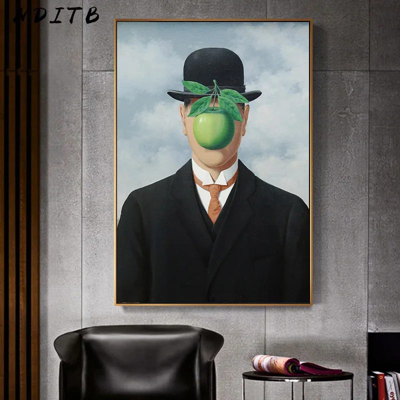 Реалистичный портрет абстрактный холст постер масляная печать знаменитый