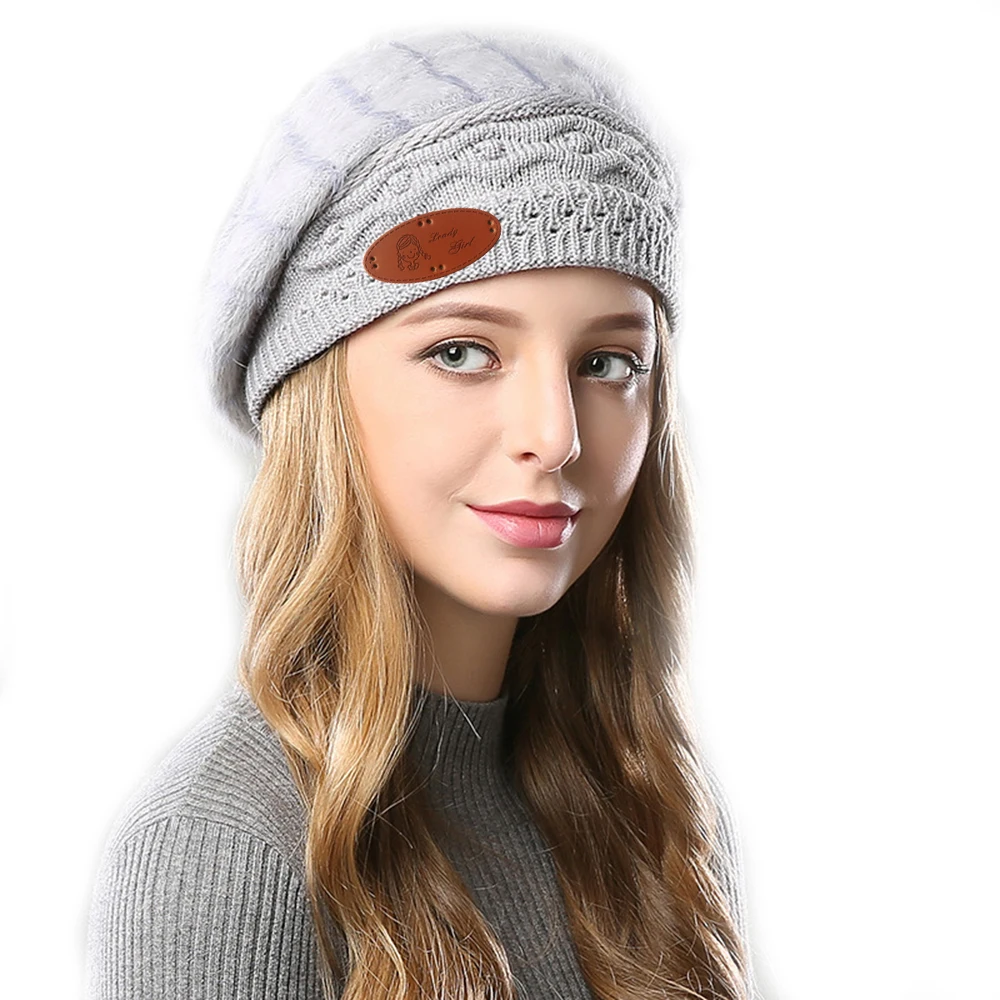 Милые кожаные этикетки для девочек ручной работы детской одежды подарочные