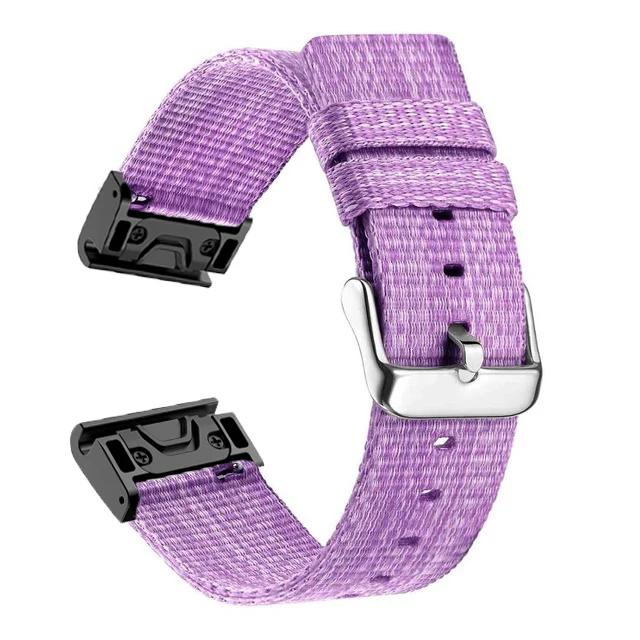 

26/22mm quick release Watchband For Garmin Fenix 6X 6XPro 5X 3 3HR Nylon Easyfit Wrist Band for Garmin Fenix 6 6 Pro 5 5 Plus