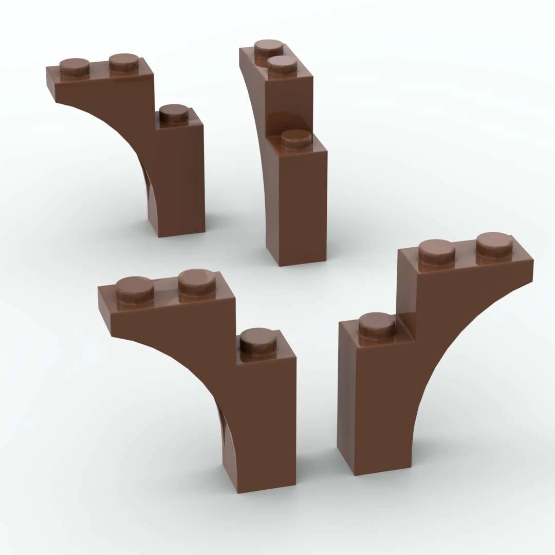 

63pcs Bricks Toy MOC Building Block Parts 13965 1x3x3 Plant Trunk diy for Flowers Tree Assembly for Kids Children Toys