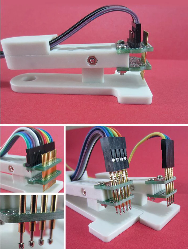 DYKB тестовое устройство для сжигания 2 54 мм тестовый стенд PCB зажим pogo pin отладка