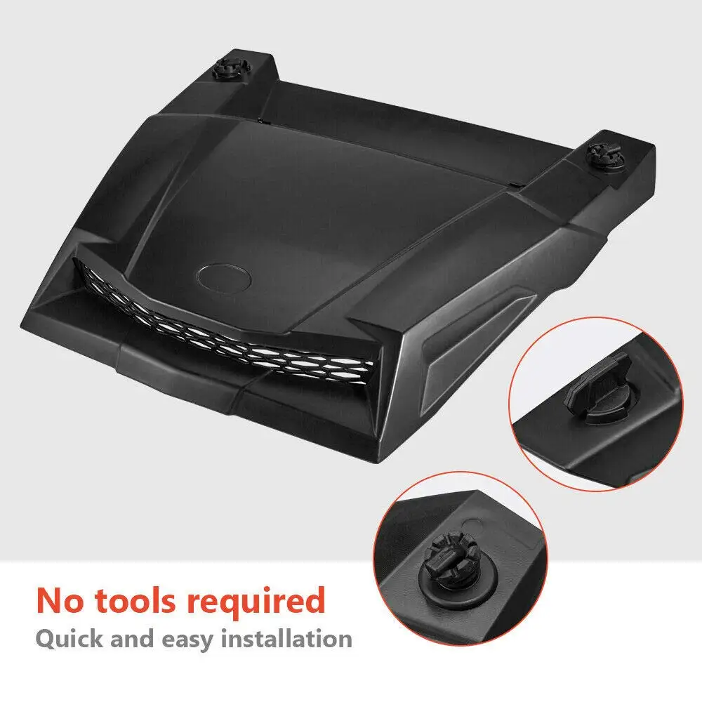 Air Intake Cover Compatible with Polaris 900 1000 RZR S EPS XC XP RZR 4 XP 4 900 1000 2014 2015 2016 UTV Hood Scoop