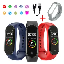 Color Screen Mens Electronic Couple Watch Heart Rate Monitor Message Reminder Clock Pedometer Bluetooth Wearable Device Women