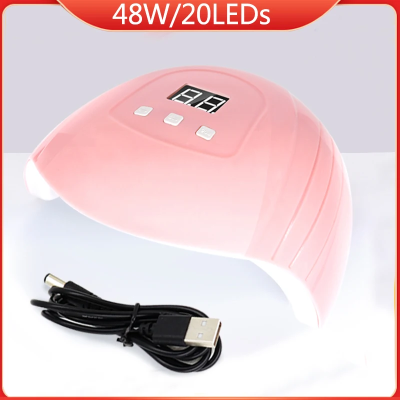 

36W led nail lamp uv nail dryer mini uv led lamp Portable USB interface Home Use Nail UV Gel Varnish Dryer Curing Lamp
