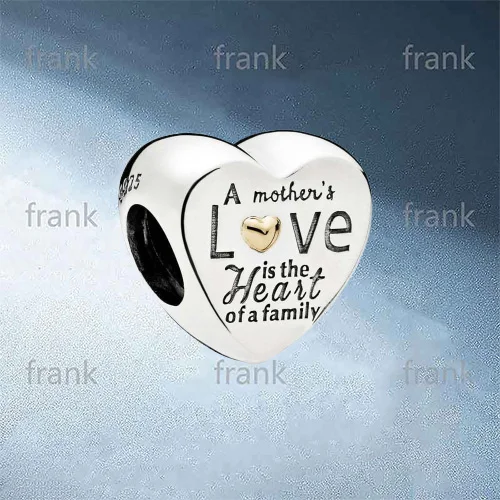 

796265 14K Heart of the Family Charm