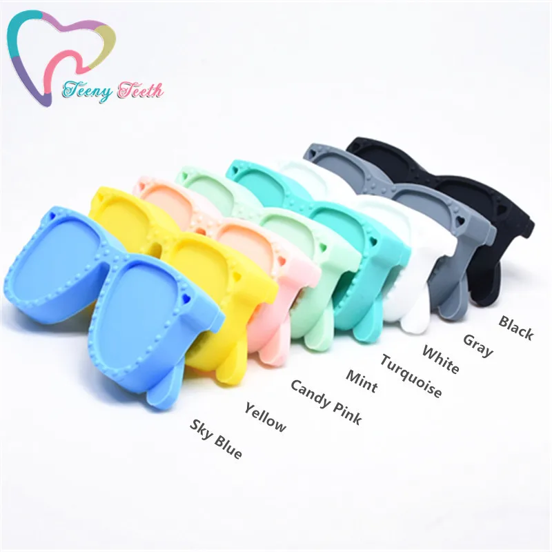 1 шт. милые Солнцезащитные очки игрушки подвески для прорезывателя зубов