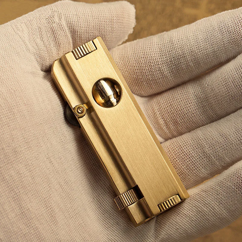 Бесплатная доставка Высококачественная Зажигалка из латуни ручной работы