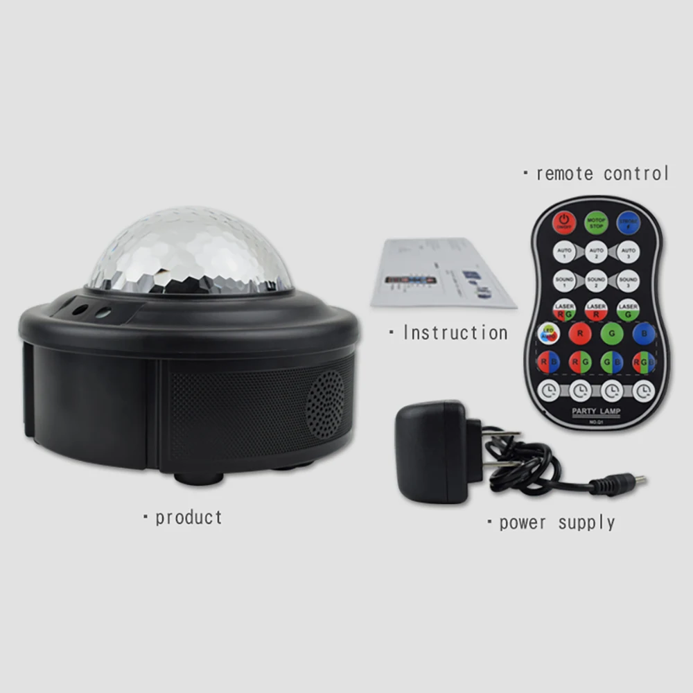 Светодиодный светильник для дискотеки 90 шаблонов на одном RGB лампа с эффектом