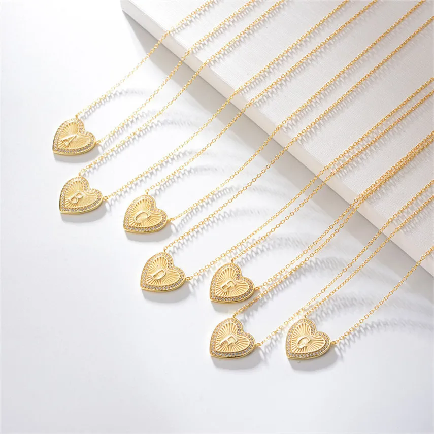 

Женское Ожерелье с буквами, элегантное ожерелье с роскошным цирконом, колье с надписью «английский золото», 26 дюймов, 2020