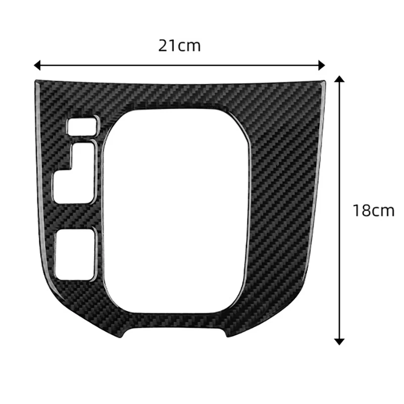 Автомобильная Центральная панель управления из углеродного волокна наклейка на