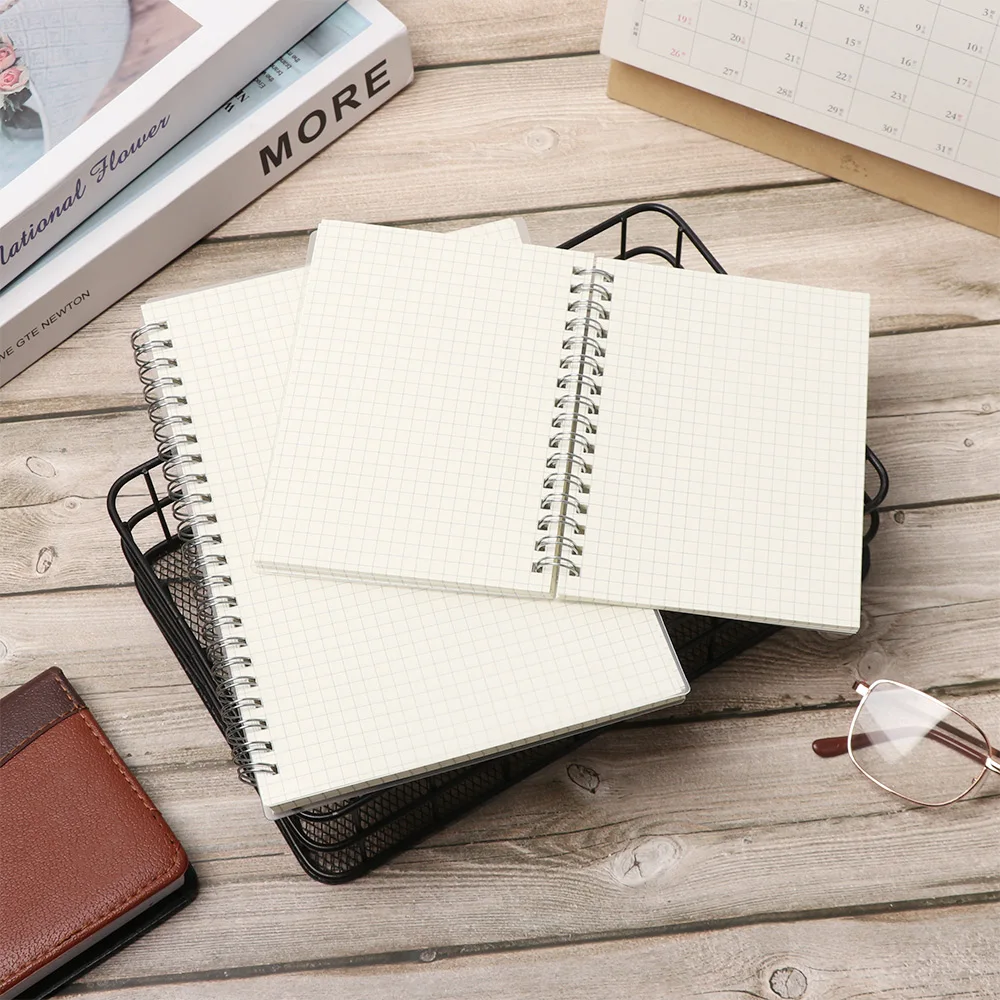 Блокнот формата А5 в сетку еженедельный планер чертежный ежедневник без рисунка