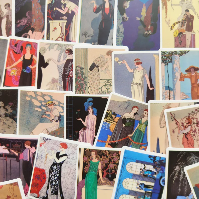 Наклейки в стиле ретро с персонажами 50 шт. наклейки для путешествий