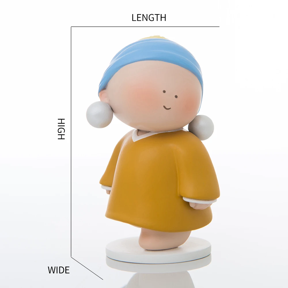 

Artistic Figure Cute ornaments sculpture Creative Resin Nordic Modern Home Decor Accessories Children's Bedroom Gifts Collect