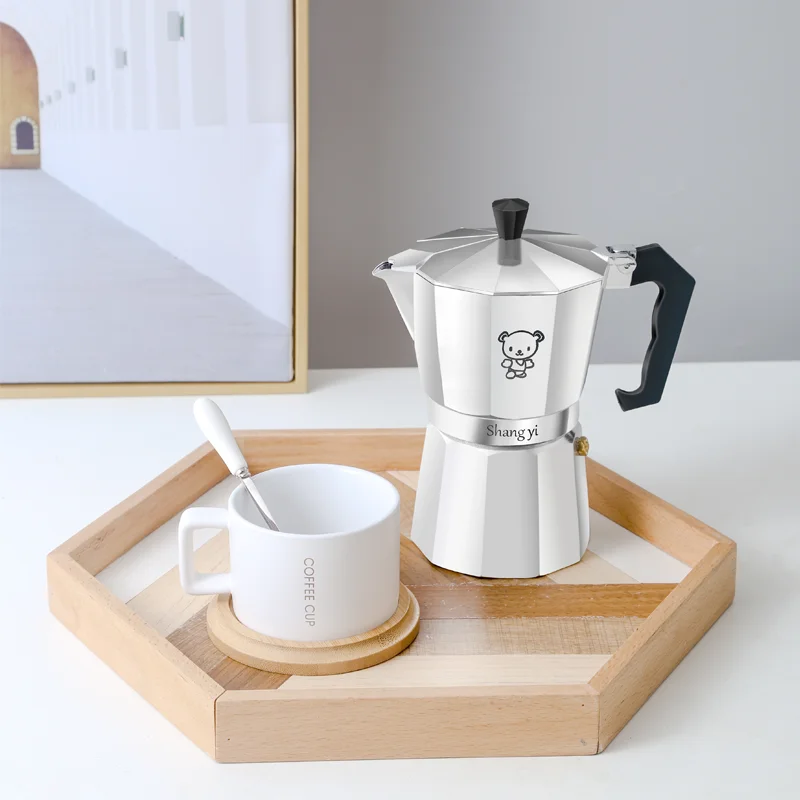 

Moka Pot Stainless Steel Coffee Dripper Italian Coffee Machine Cooking Appliances Reusable Water Filter Cafetera House Eg50cf
