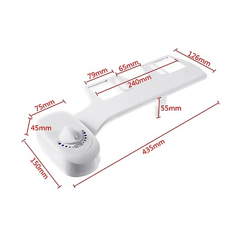 

Non-Electric Toilet Bidet Nozzle Sprayer Cleaning Single Nozzle