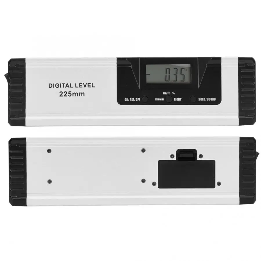 Линейка для цифрового уровня 225 мм немагнитная и нелазерная из алюминиевого