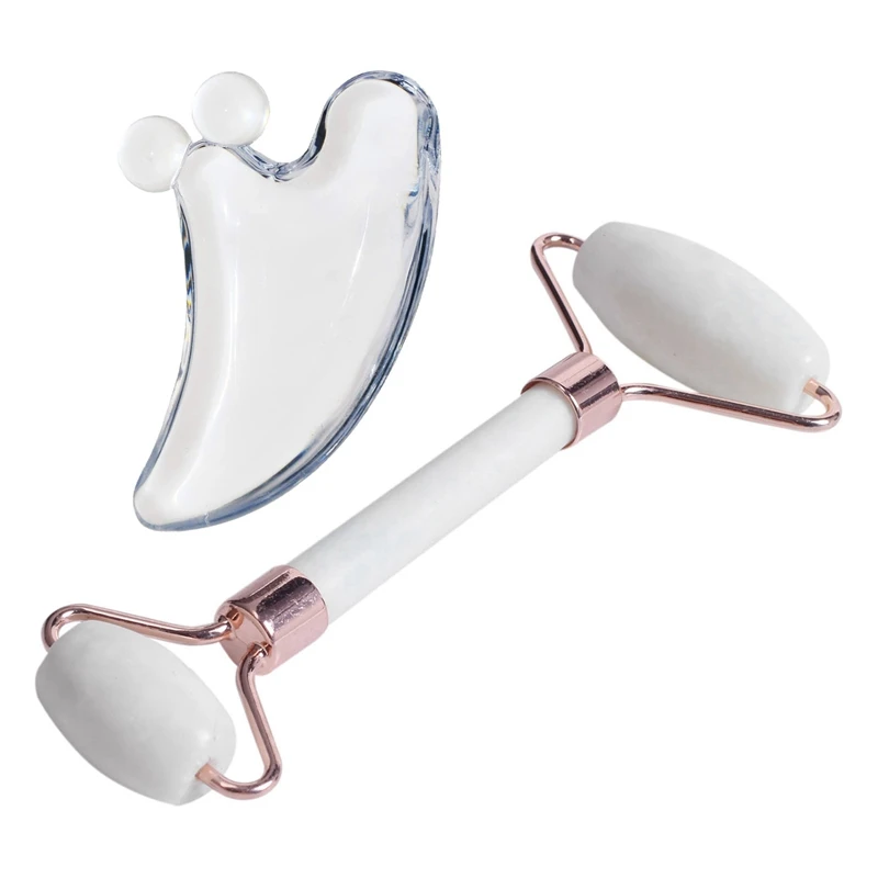 

С украшением в виде кристаллов гуаша инструменты для ухода за лицом лучший гуаша соскальзывание массажа инструменты с натуральный нефрито...