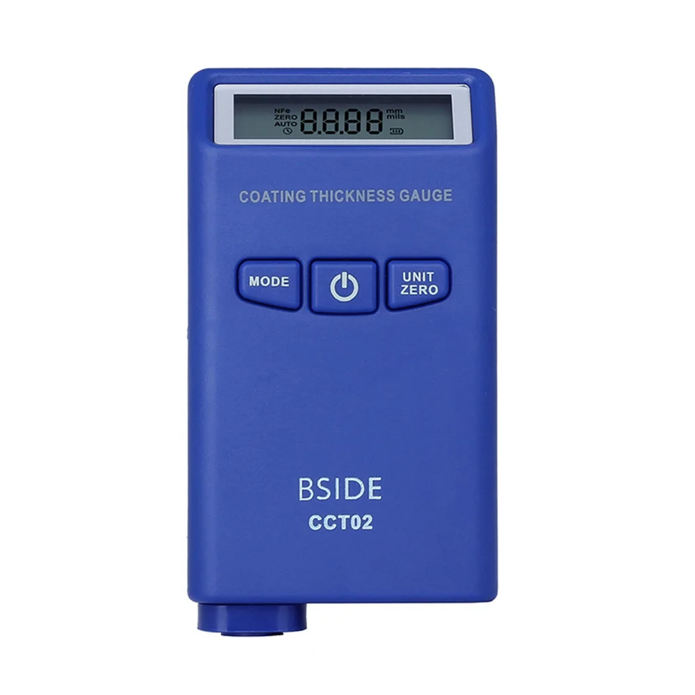 

BSIDE CCT02 Mini Digital Coating Thickness Gauge LCD Automotive Paint Tester Detection Meter Thickness Measurement Tool