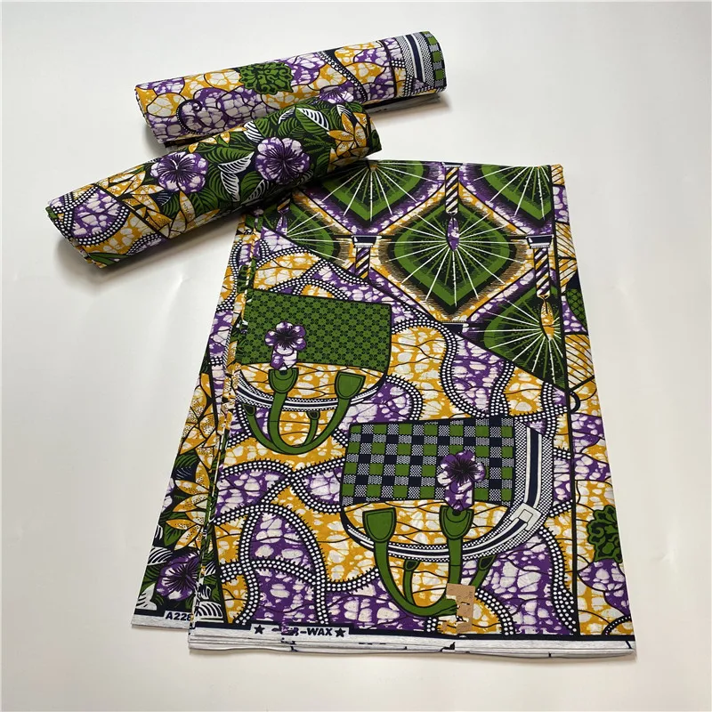 

Ankara Fabric High Quality Veritable Wax Print Fabric Printing 100% Cotton African Veritable Real African Wax For Dres