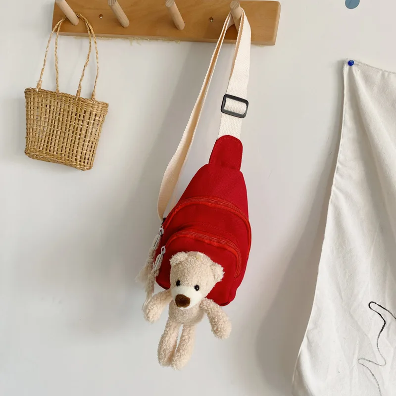 

21cm Kids Children Cartoon Bear Bags Girls Boys Cute Stuffed Backpacks Kindergarten Kids Toddlers School Bags Infants Gifts New