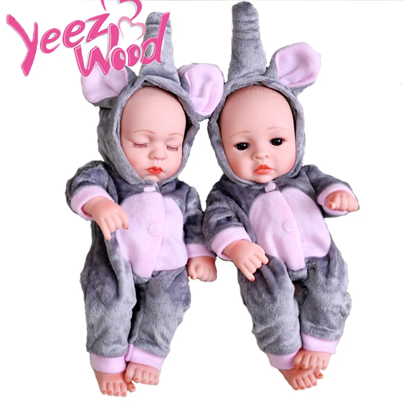 

30 см милые детские куклы Reborn полностью Мягкие силиконовые реалистичные Reborn Baby Body Lifelike Alive детские игрушки для девочек детские подарки куклы