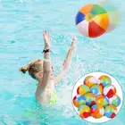 Новый Детский развивающий мяч для пляжа и бассейна, надувной развивающий детский мяч, красочные мягкие пластиковые Экологичные ПВХ